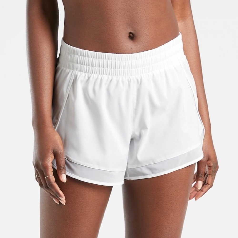 Athleta Mesh Running Short | Teal | Size Large